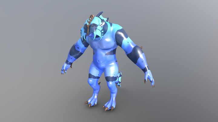 B2D1_Deotto_Matteo_CharAdvAnim_SculptPose 3D Model