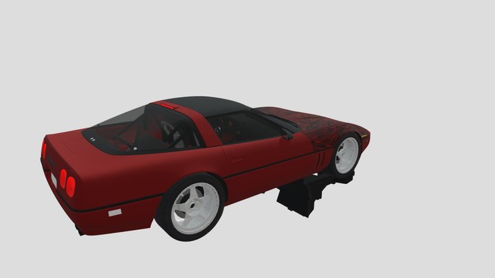 (Draft) Chevrolet Corvette C4 3D Model