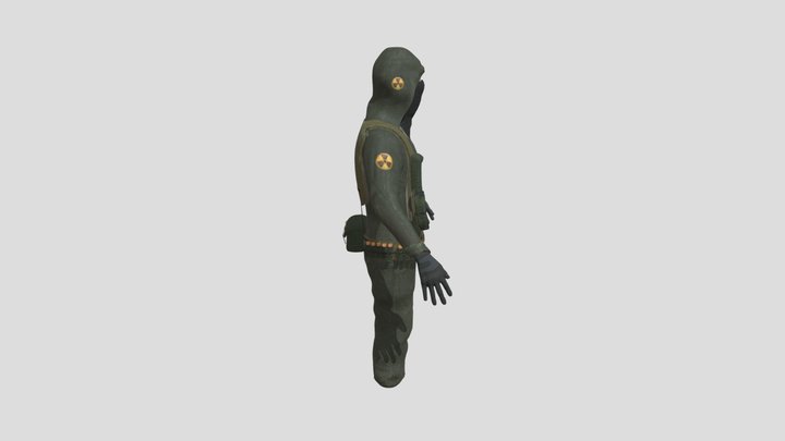 StalkerModel GameReady 2K textures 3D Model