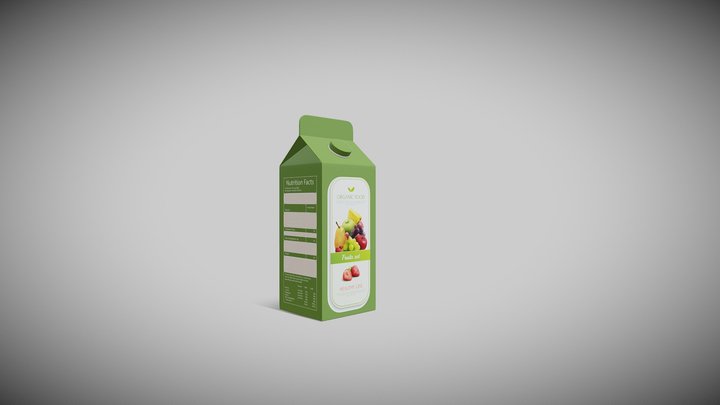3D Juice Packet - Perfect for Product Visuals – Kostenloses 3D-Modell STL