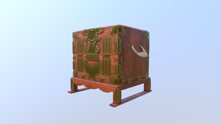 Bandaji Loot Chest 3D Model