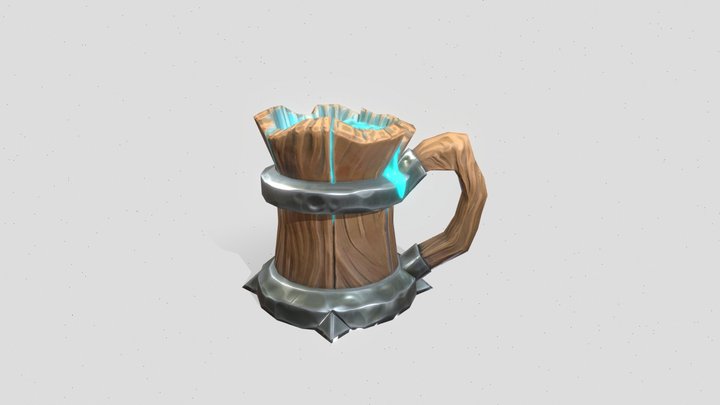 Stylized Mug 3D Model