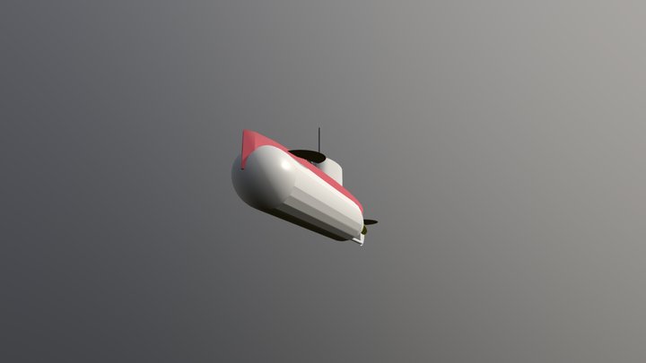 us coast guard submarine 3D Model