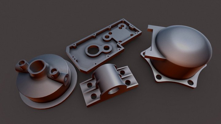 Hard Surface practice 3D Model