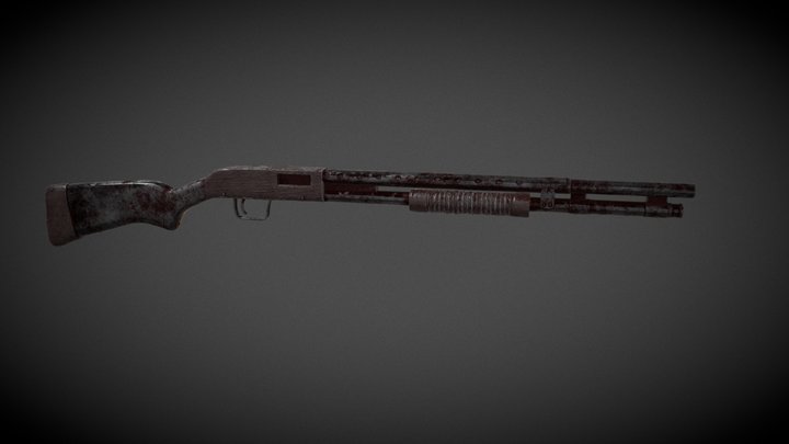 Дробовик 3D Model