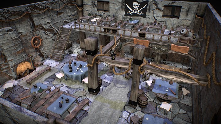 Pirate Tavern 3D Model
