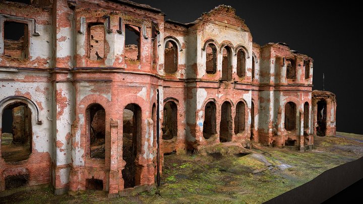 Усадьба Гостилицы (Gostilitsy manor) 3D Model