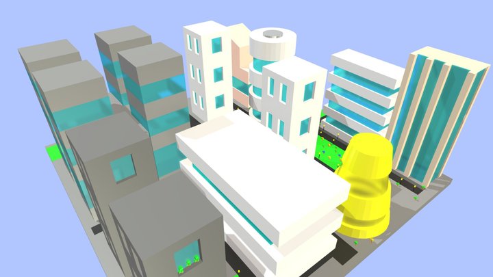 mini city 3D Model