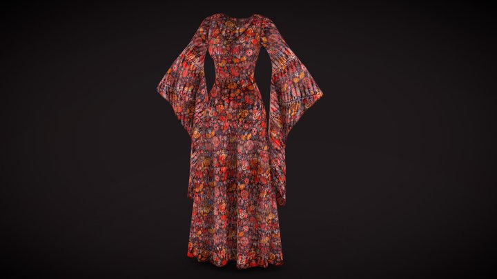 Medieval Cloth 001 3D Model