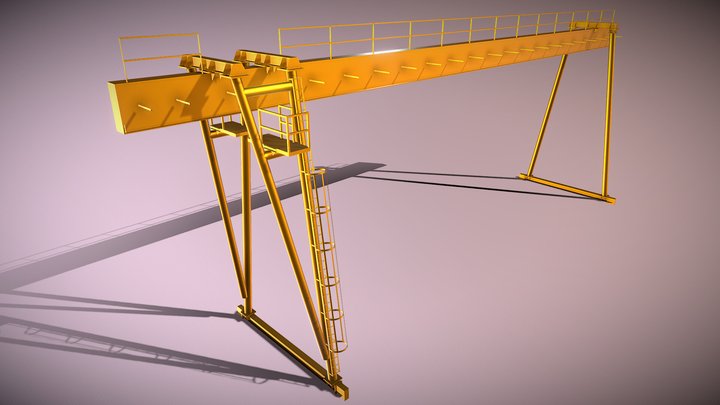 GANTRY CRANE 3D Model
