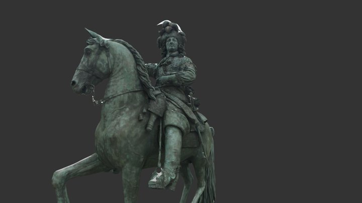 Louis XIV in place d'armes of Versailles – Modèle 3D gratuit STL