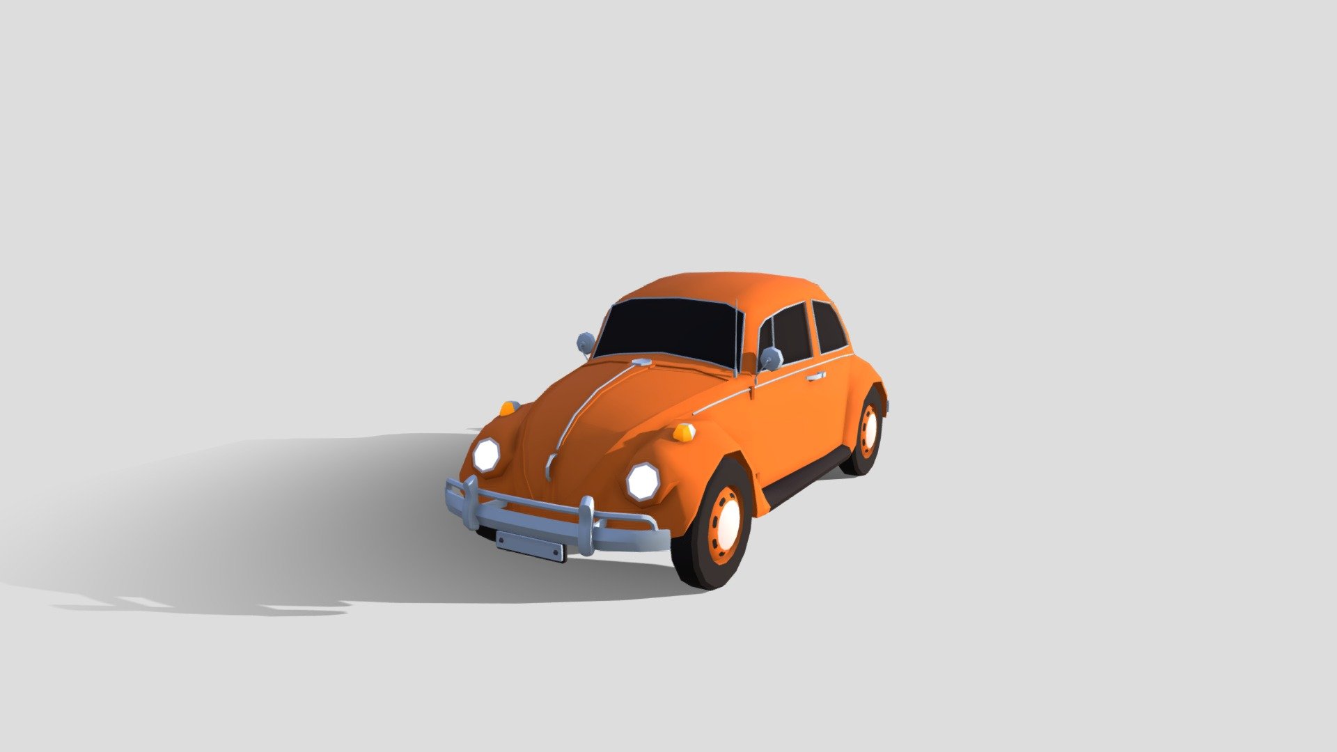 orange car - Download Free 3D model by sikoro (@sikorodz05) [1bd2f96 ...