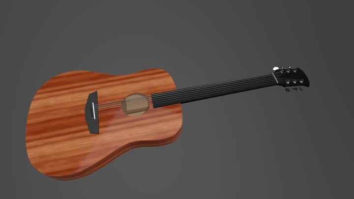 Guitar_Rough 3D Model