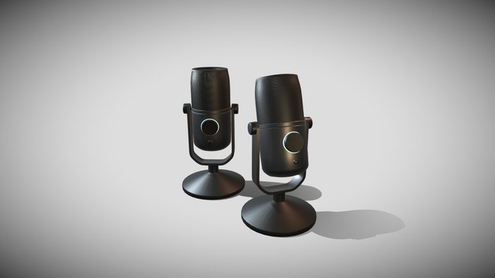 Microphone 3D Model