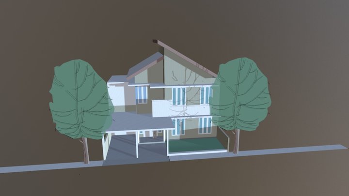 Rumah di Maleo 2017-b 3D Model