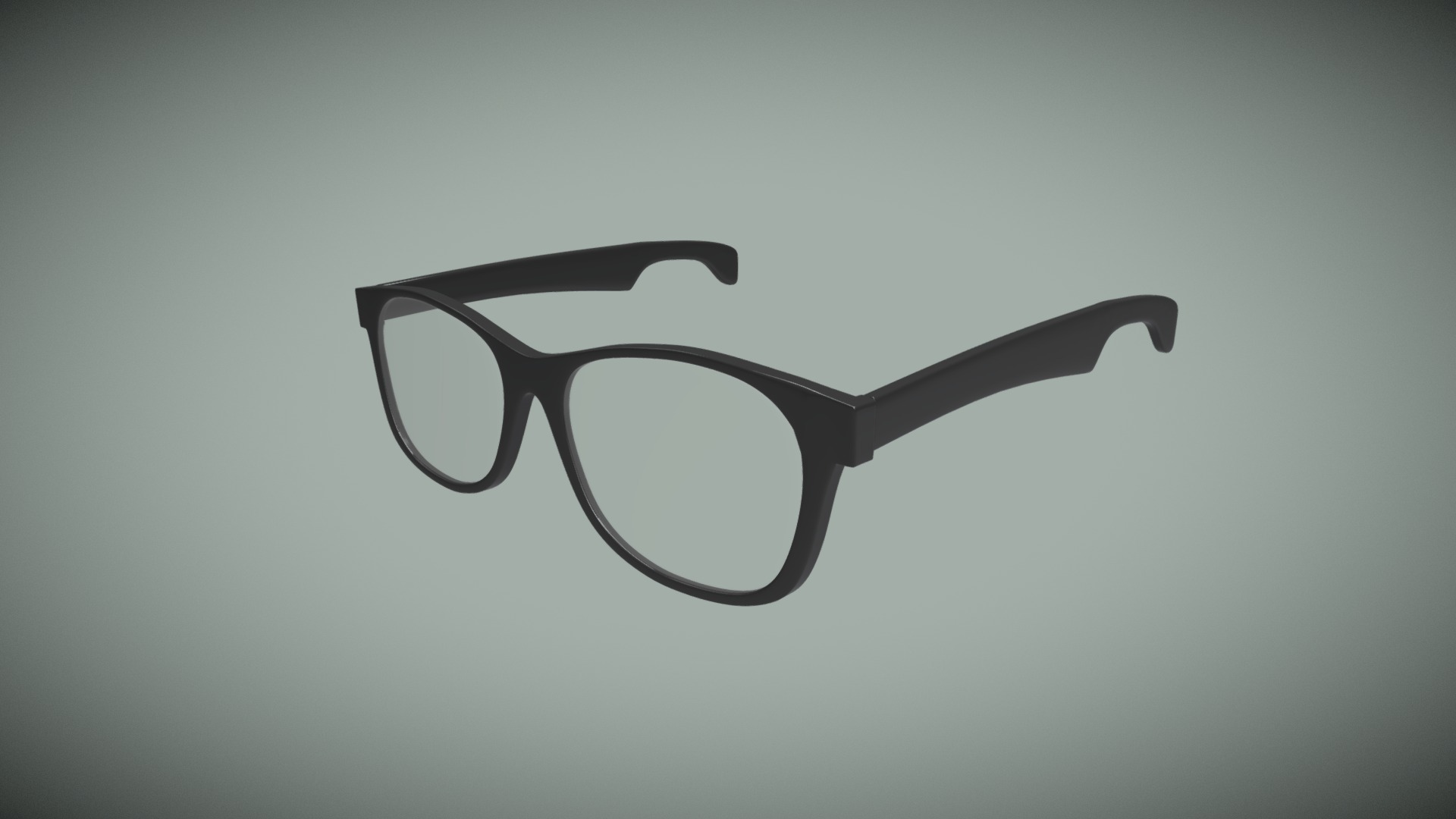 3D model Glasses - This is a 3D model of the Glasses. The 3D model is about shape.