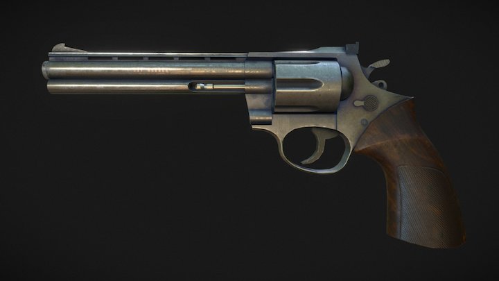 .357 Magnom 3D Model