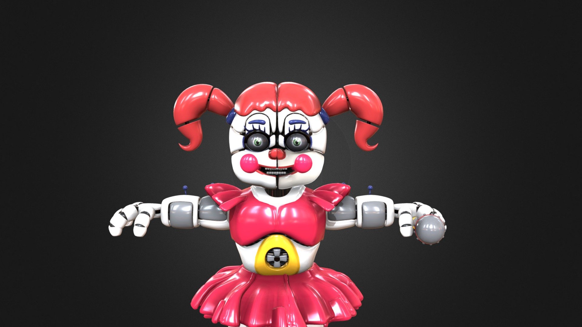 circus baby v1 - Download Free 3D model by fgvcvvjn [1bd725e] - Sketchfab