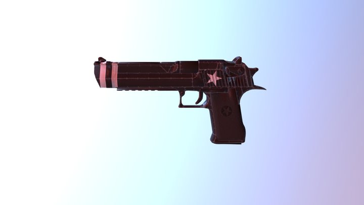 BLACK STAR DEAGLE2 3D Model