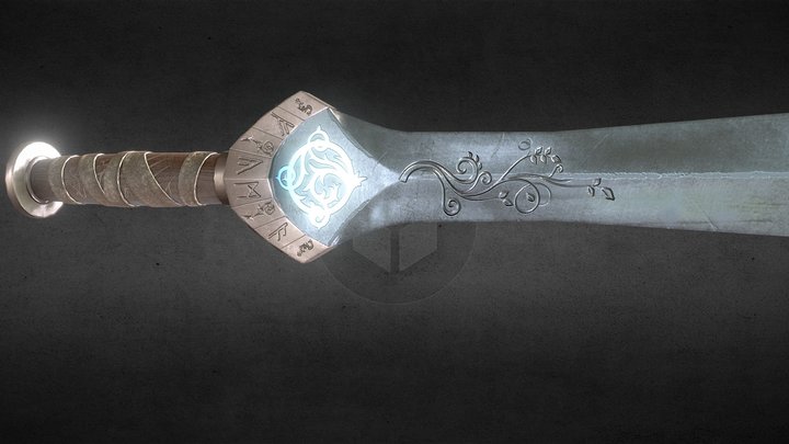 Celtic Sword 3D Model