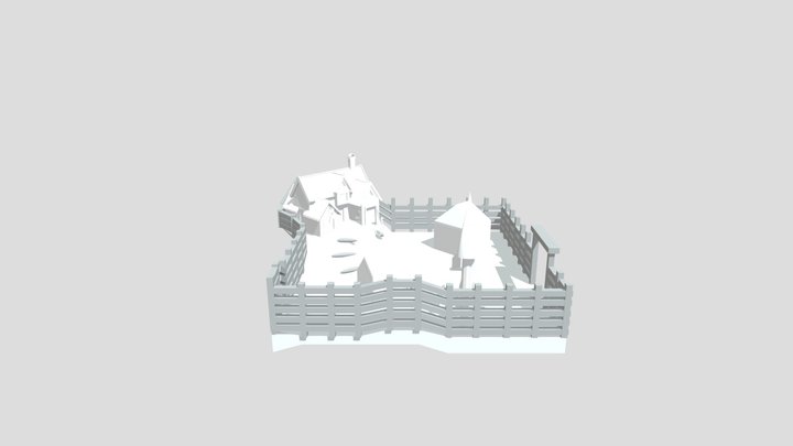 Diorama Grandma's House 3D Model
