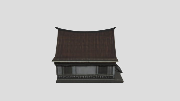 rumah adat minangkabau 3D Model