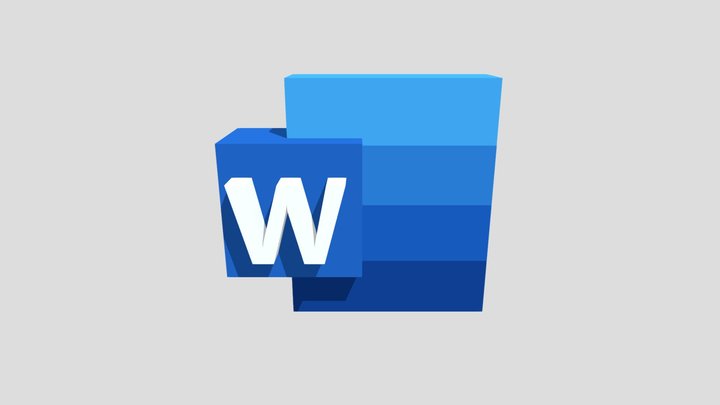 Microsoft Word 3D Model