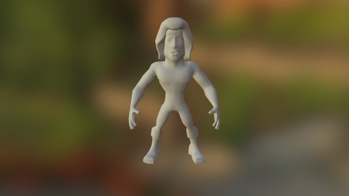 Rambo Lowpoly 3D Model