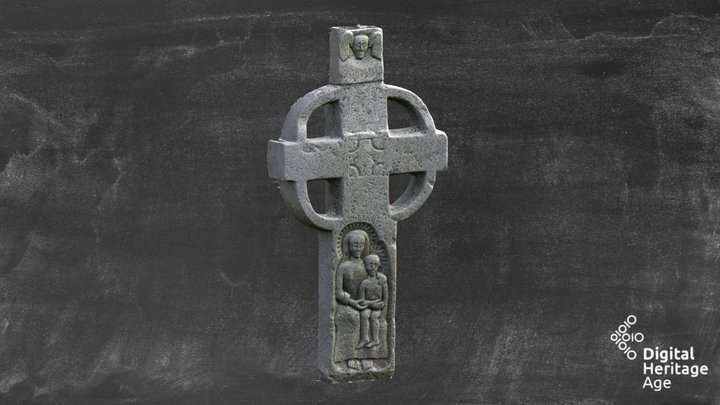 ME005-094004 Cross Churhyard Cross1688 3D Model