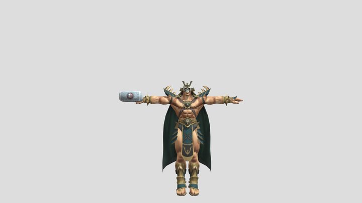 Shao Kahn Color 2 3D Model