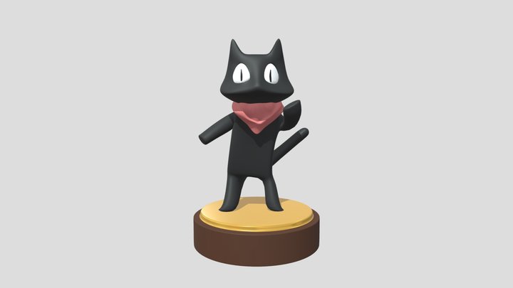 Free STL file Nichijou - sakamoto 🐱・3D printer design to download・Cults