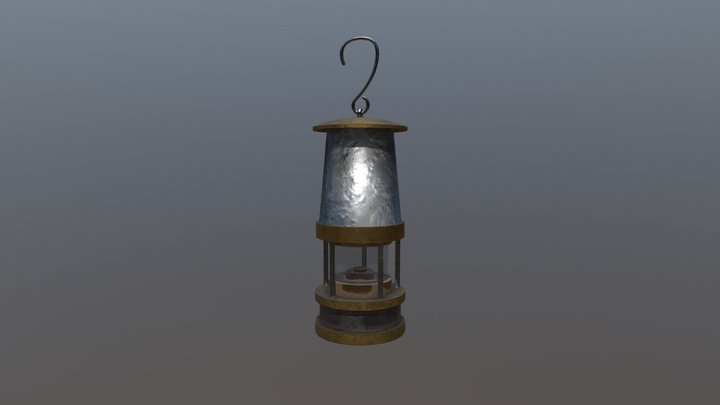Mining Lantern 3D Model