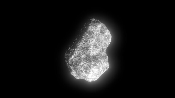 The nucleus of Halley's Comet 3D Model