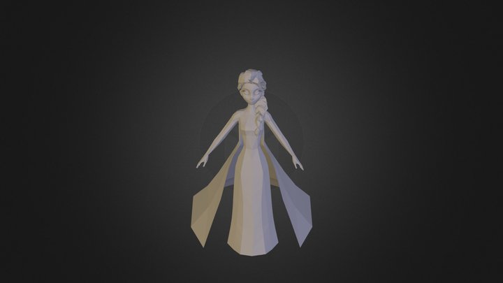 Frozen- Elsa 3D Model