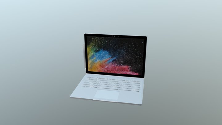 Microsoft Surface Book 2 3D Model