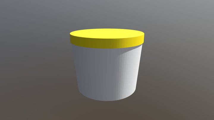 Camphor Container 3D Model