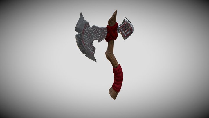Game Ready Axe 3D Model