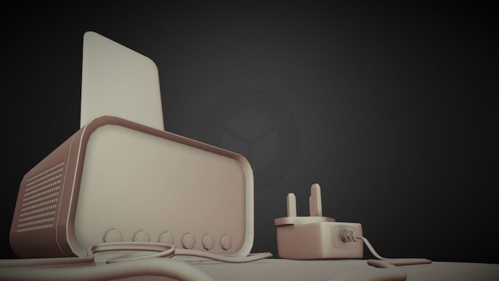 Alarm clock wip 3D Model