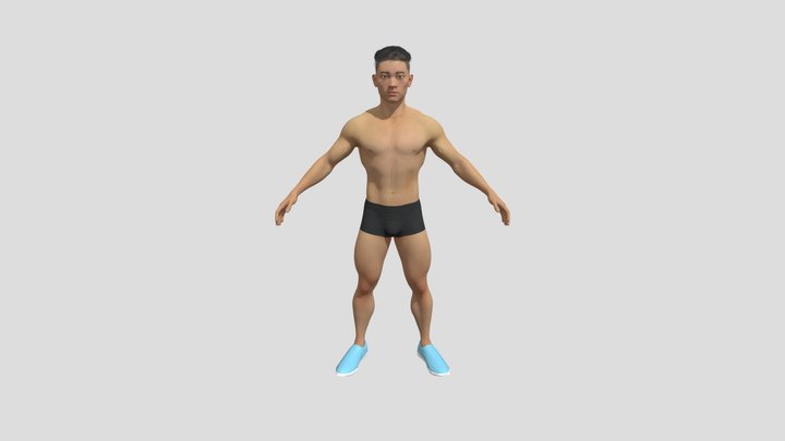 3d human character model 3D Model