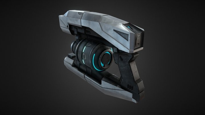 Armament Blaster / Arc Charger - Halo Infinite 3D Model