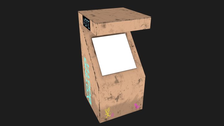cets_voting_booth 3D Model
