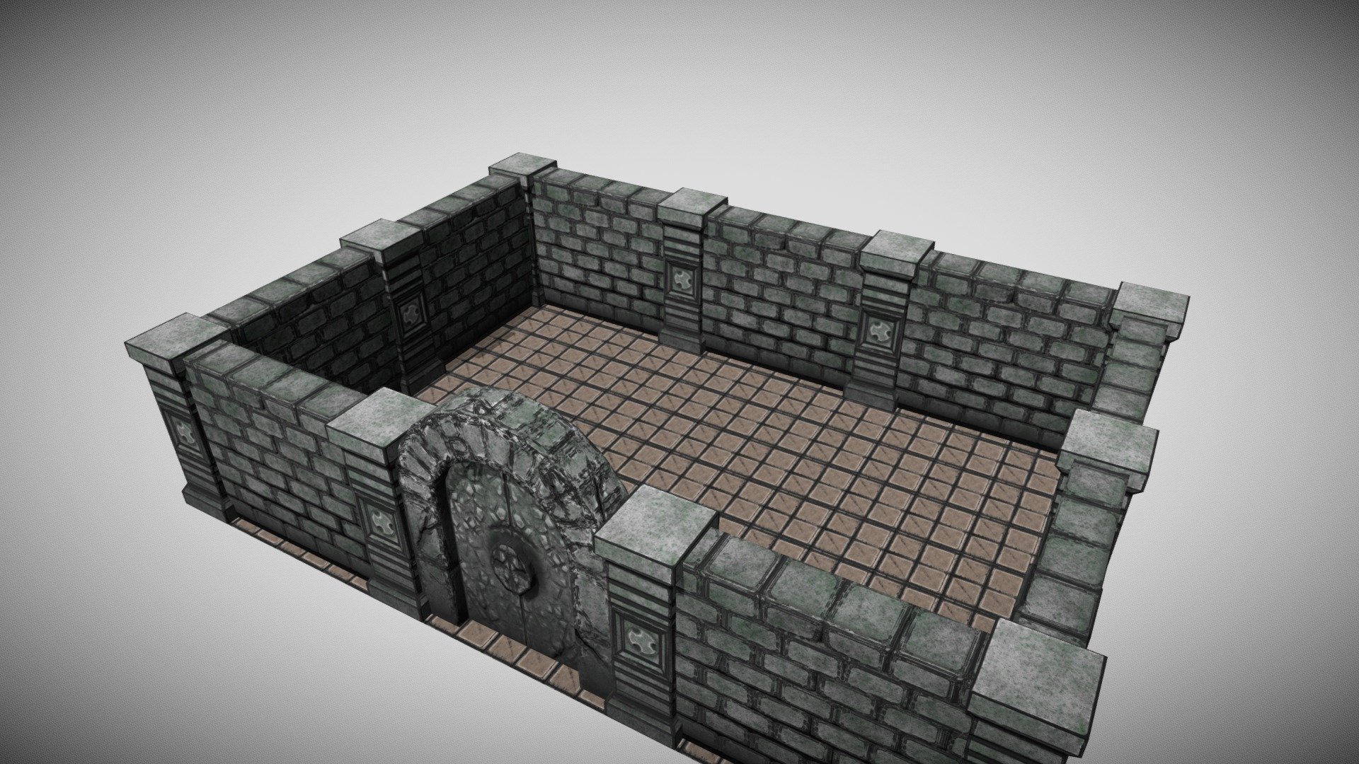 Stylized Dungeon Sample - 3D model by nabonilo [1be44ba] - Sketchfab