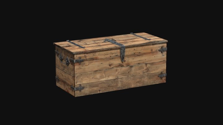 Medieval Chest 3D Model