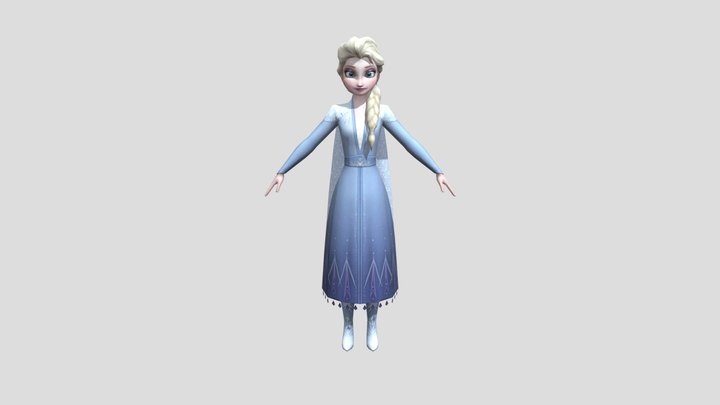 Elsa Travel (Frozen) – Gratis 3D-model STL