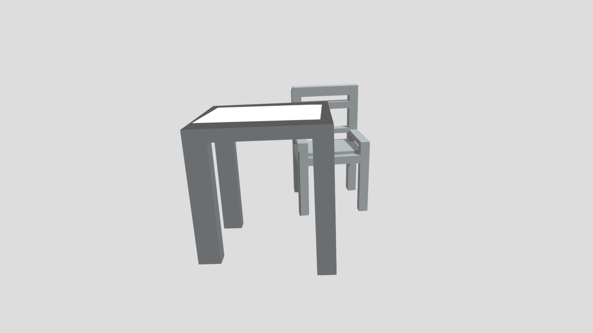 Chair Table — Sketchfab embed 3D viewer