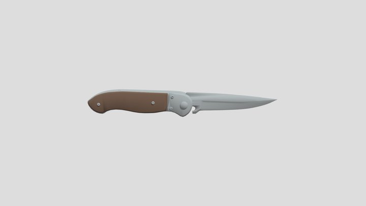 Folding knife 3D Model
