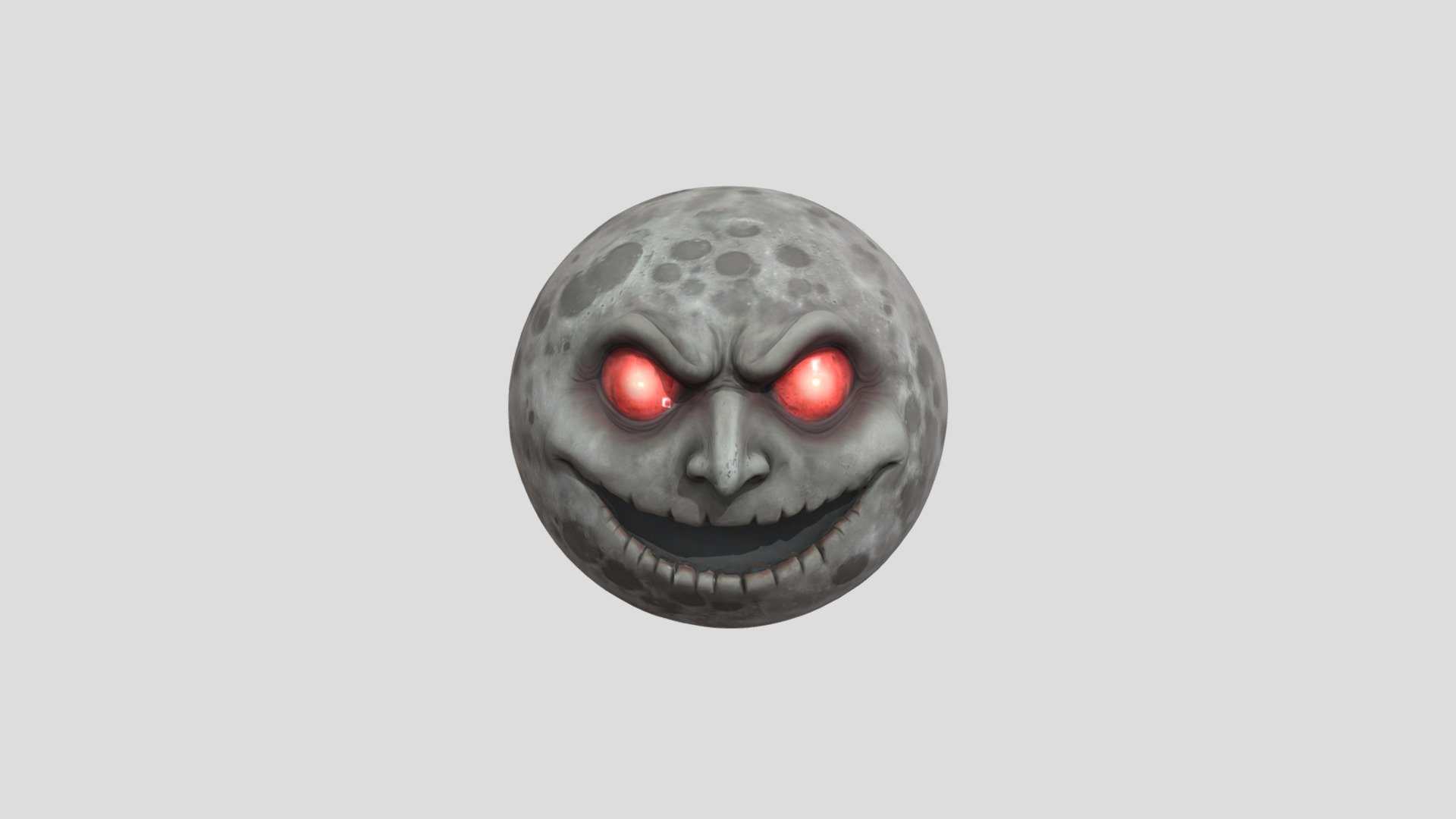 Evil Moon Face - 3D model by duke0983 [1be621f] - Sketchfab