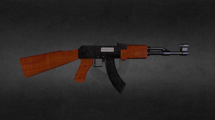 AK-47 3D Model