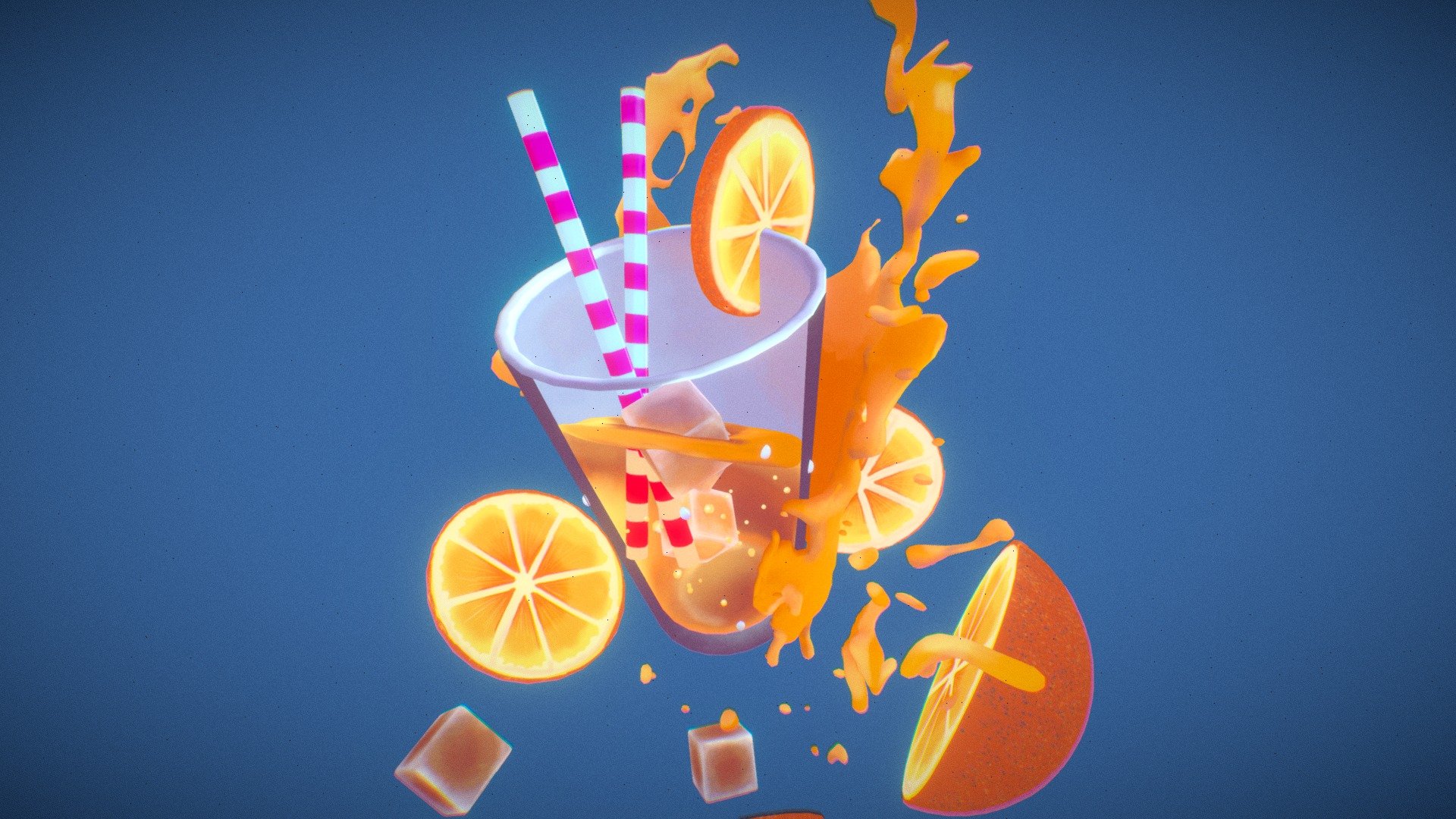 Orange Juice - Buy Royalty Free 3D model by msanjurj [1be77fc ...