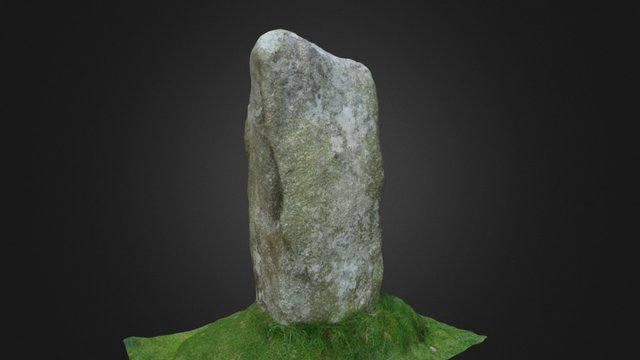 Hurlers - North Circle - Standing Stone Scan A 3D Model